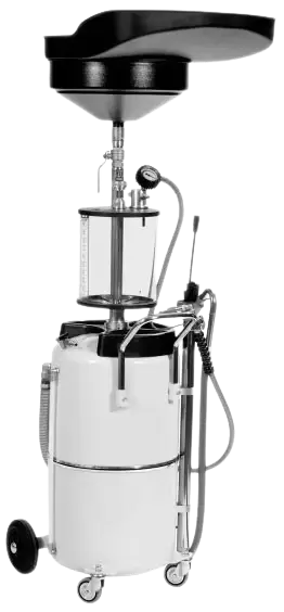 PNEUMATIC EXTRACTOR WITH OIL PAN