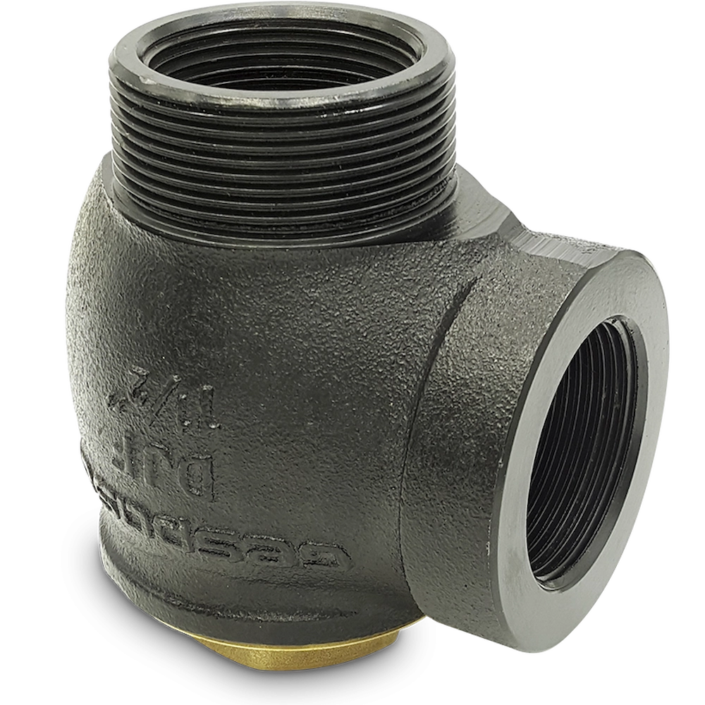 1 1½' ANGLE CHECK VALVE M2' or F1½' inlet · F1½' outlet