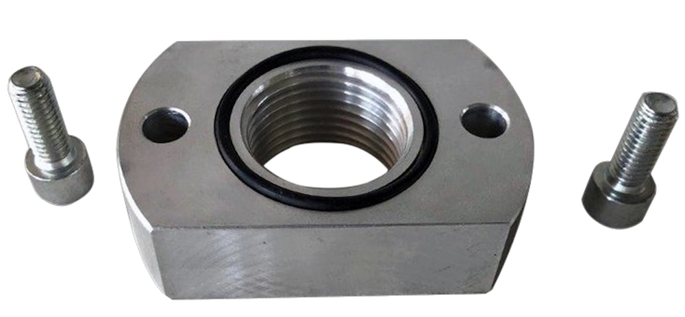 F1" Rectangular aluminium flange Kit