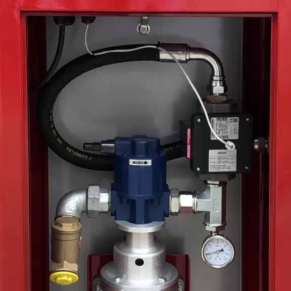 ATEX High-flow dispenser for lubricant