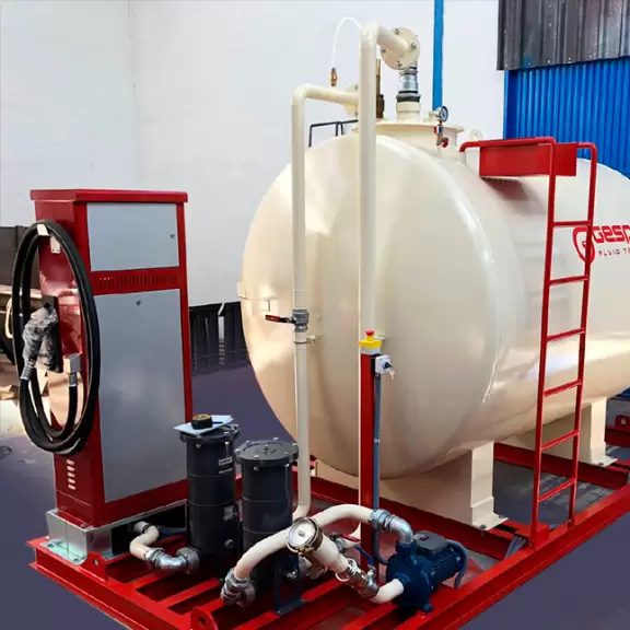 Autonomous skid for high flow extraction and fuel supply